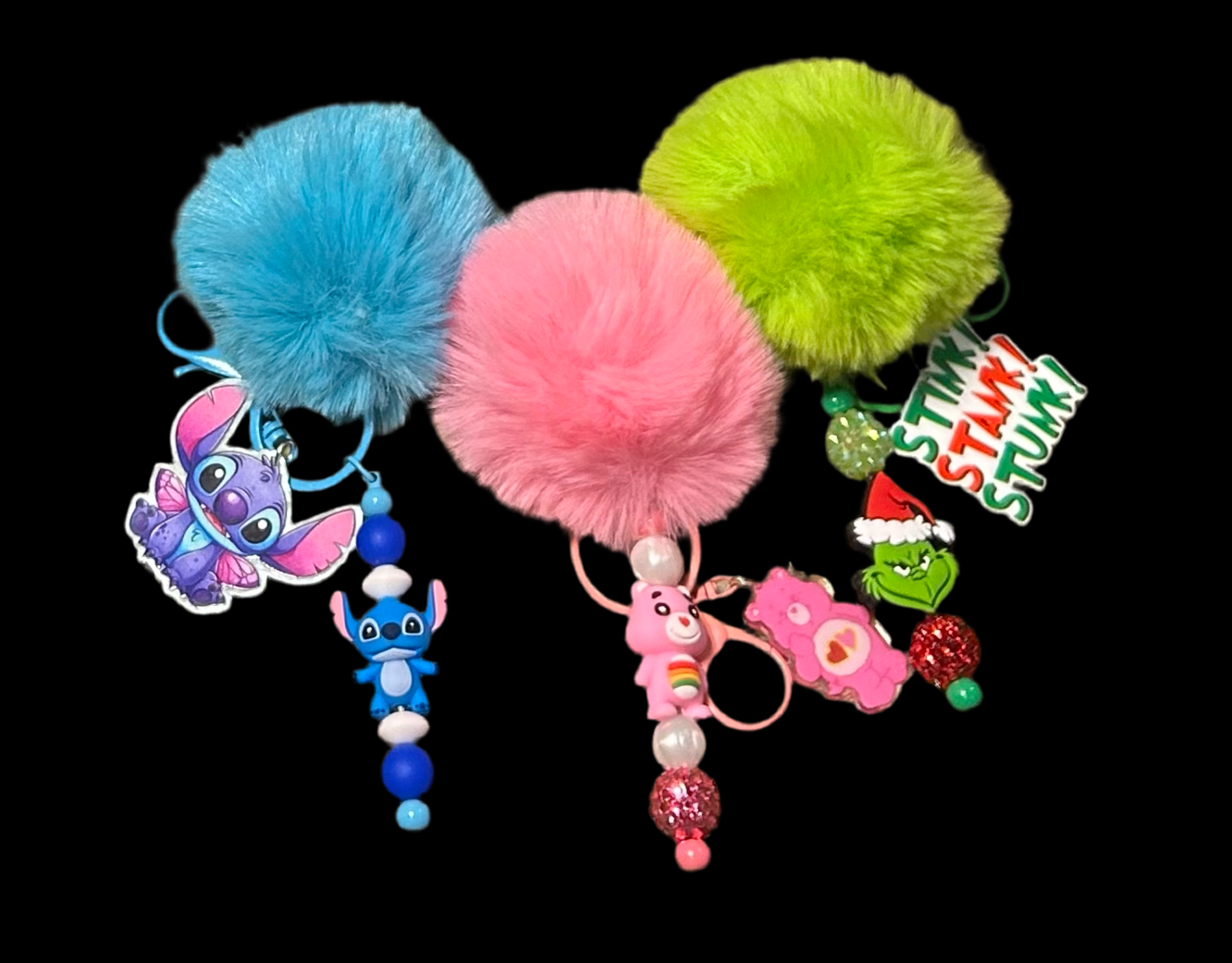 Puff Key Chains