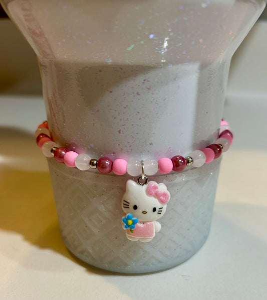 Pink Kitty Stanley Bracelet Boot Topper