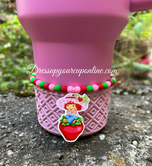 Strawberry Girl Stanley Bracelet Boot Topper