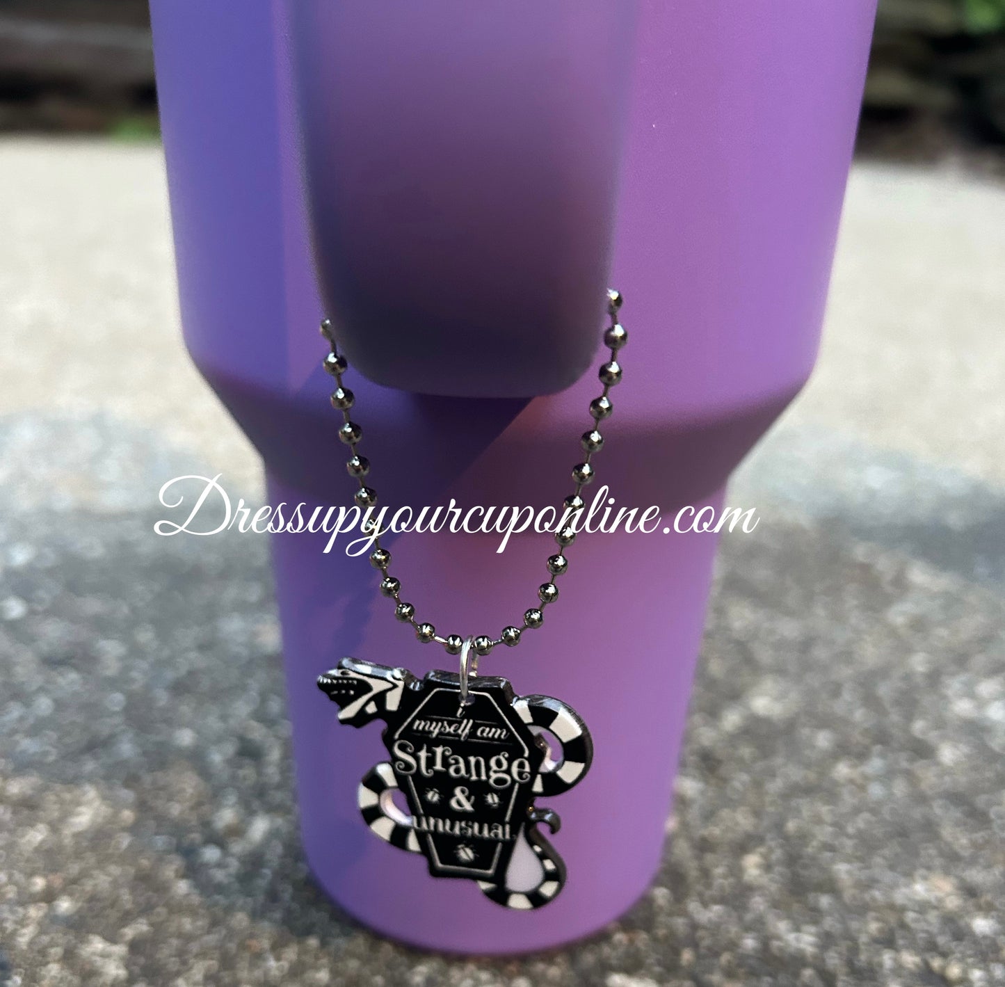 Beetle Guy Cup Handle Tumbler Charm