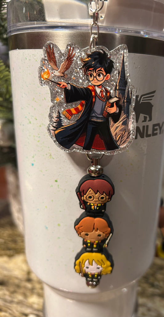 HP Dangle Straw Charm