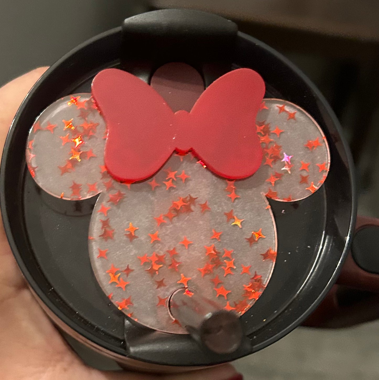 Mouse Head 40oz Lid Topper