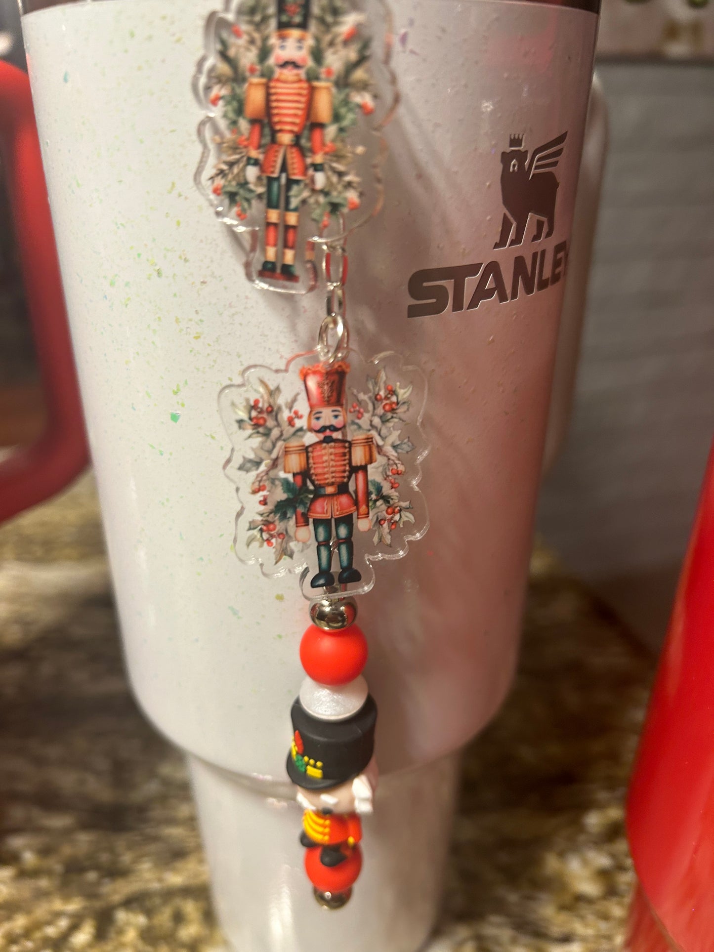 Holiday Straw Dangle