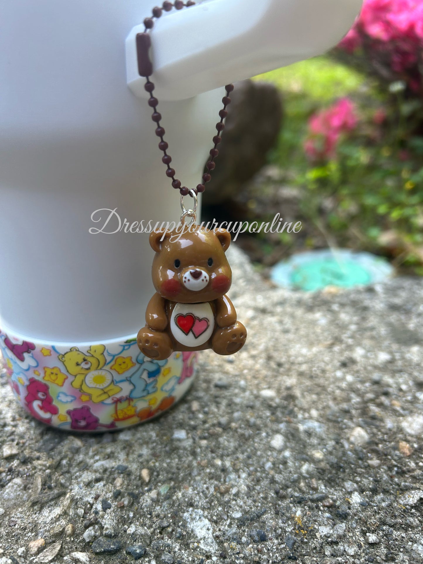 Colorful Bear Cup Handle Tumbler Charm