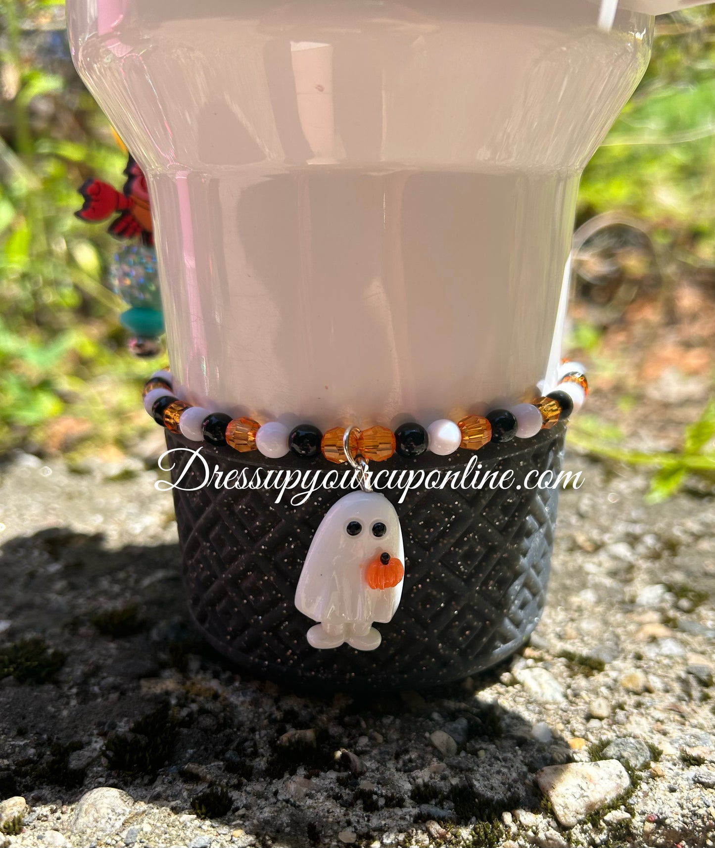 Halloween Ghost Stanley Bracelet Boot Topper