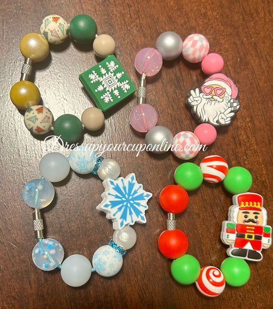 Holiday Tumbler Handle Charm