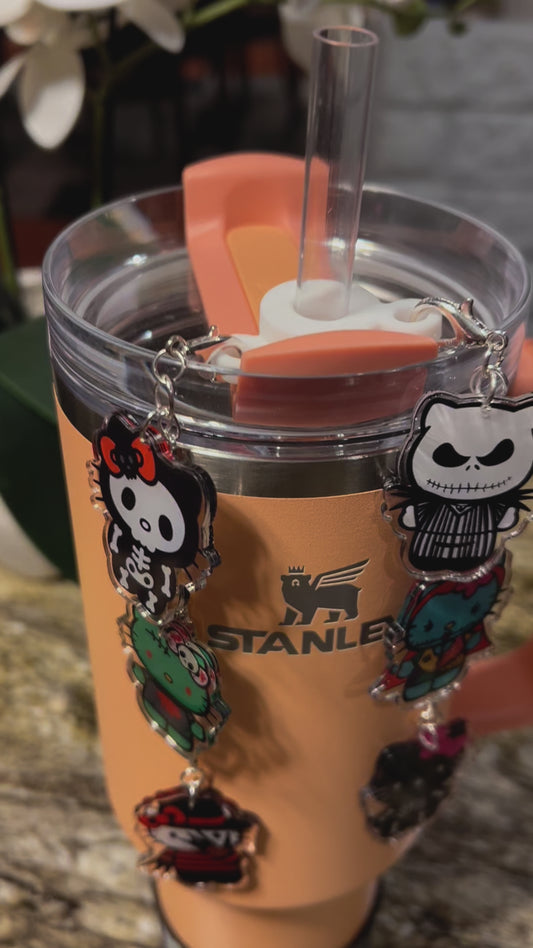 Halloween HK Straw Topper Dangle Charm